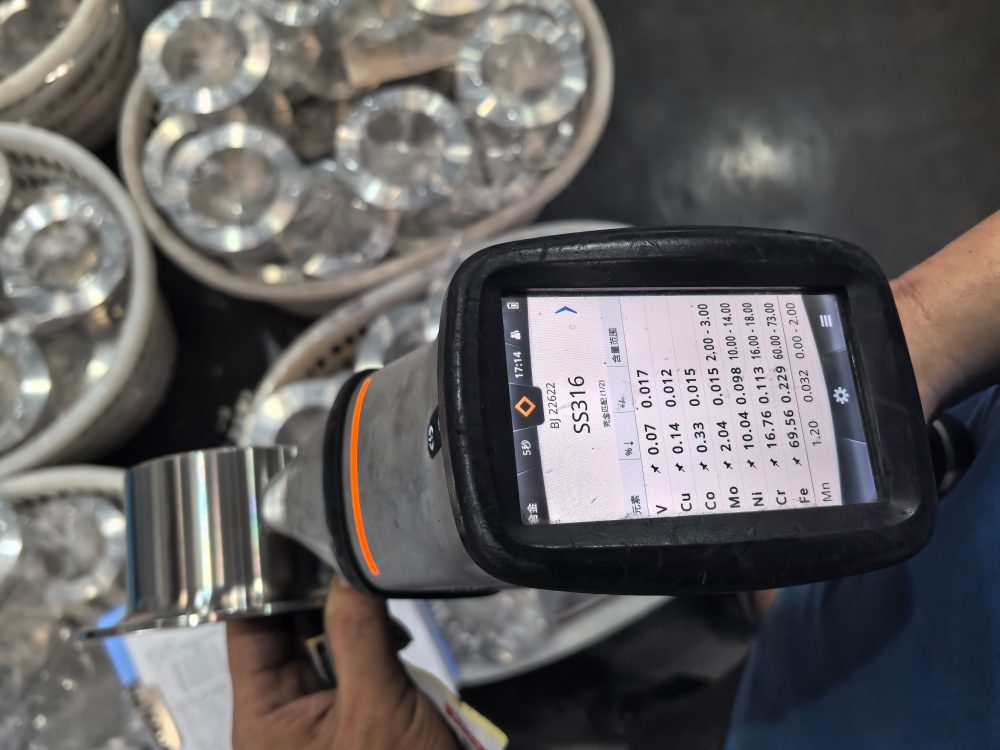 accesorios de acero inox 316L